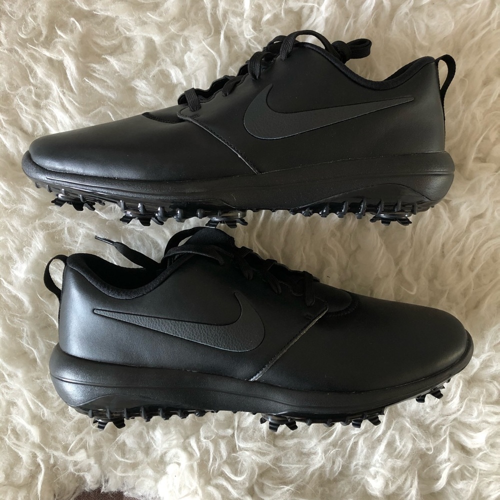 Nike roshe g golf shoes black Sz 9.5W